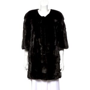 Stylish modern mink coat